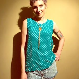 Vintage || tank blouse - Size S